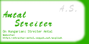 antal streiter business card